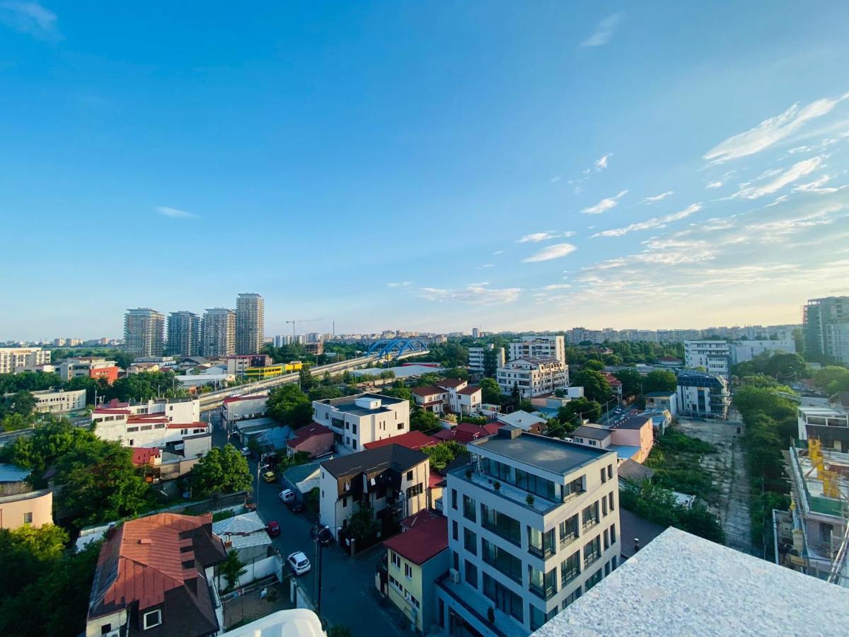 Soho Apartment - City View With Rooftop Garden Bukarest Kültér fotó